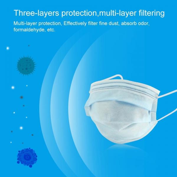 3D Foldable Children'S Disposable Face Masks Skin Friendly , Earloop Style