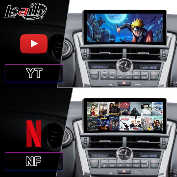 Lsailt Android Carplay Multimedia Interface Screen for 2014-2017 Lexus NX Knob NX200t NX300h
