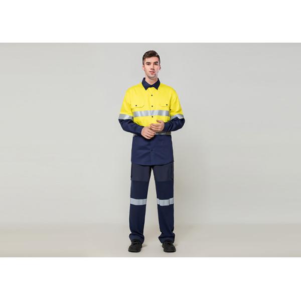 Double Stitching Safety Work Clothes High Visable Orange Jacket Bib Pants Suit