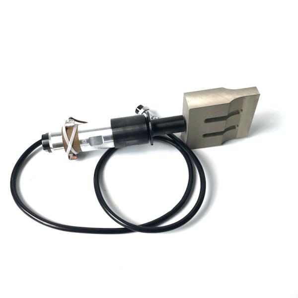Automatic Mask Ear Loop 2000W/20kHz Welding Transducer with Horn 110*20 for welding machine Automatic Mask Ear Loop 2000W/20kHz Welding Transducer with Horn 110*20 for welding machine