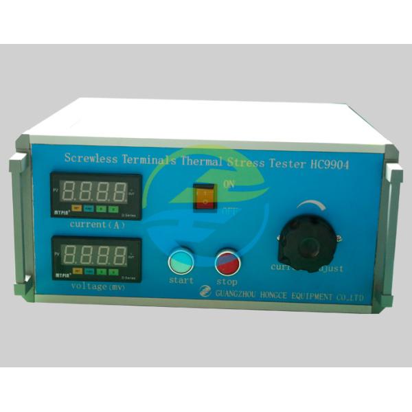 IEC60884-1 Stepless Adjustment Of Load Current 192 Cycles Screwless Terminal Aging Plug Socket Tester