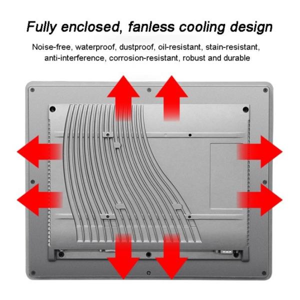21.5 Inch Embedded Wall Mounted Custom Ip65 Waterproof Small Industrial Control All-in-One Machine Manufacture