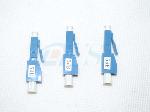 5Db LC / UPC Fiber Optic Attenuator For Passive Optical Networks , Low Back Reflection