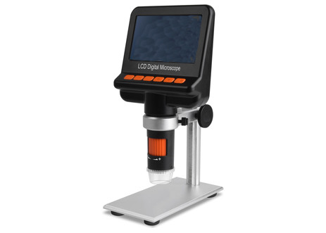 12MP HD 4.3 Inch Polarizer Portable Lcd Digital Microscope Screen Monocular