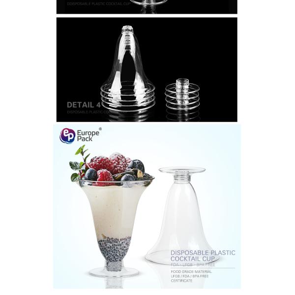 2019 new arrival 90ml clear disposable plastic wine cup for party