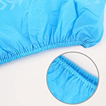 Extra Thick Disposable Shoe & Boot Covers | Durable & Water Resistant Booties | Anti-Slip | One Size Fits Most