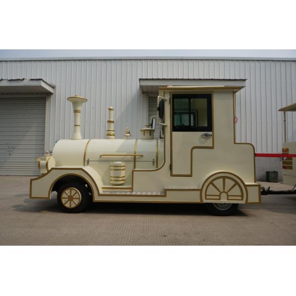 Mini Road Electric Trackless Train For Outside Using Customized Body Color