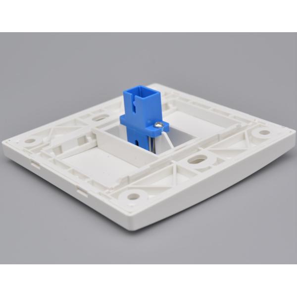 Lightweight Fiber Optic Terminal Box SC / UPC Simplex End User Home Socket Face Plate