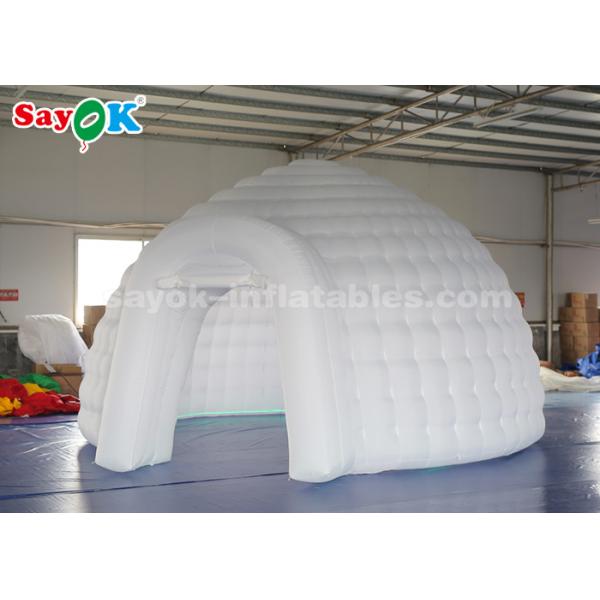 5 Meter Inflatable Igloo Dome Tent With Air Blower / Remote Controller