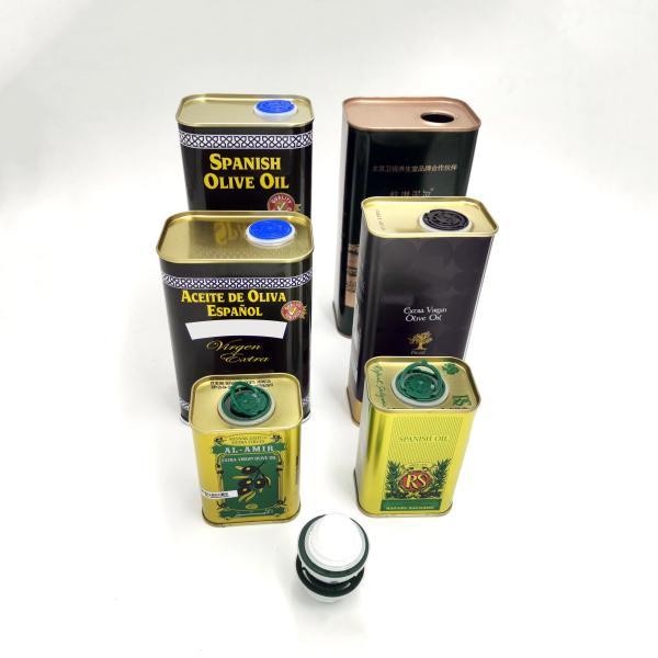 Wholesale Custom Printed 125ml 150ml 250ml Rectangular Tin Can for Olive Sunflower Cooking Oil Food Grade Metal Container