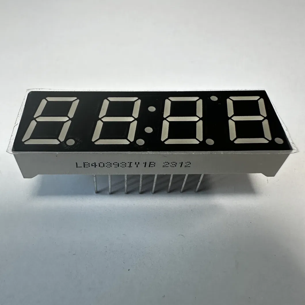 0.39"Yellow 7Segment LED Display Common Anode for Temperature Humidity Indicator