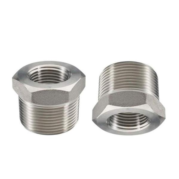Super Austenitic Stainless B677 Bushing Threaded Forged Pipe Fittings Reducer Bushing Steel