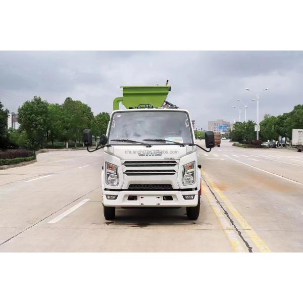 JMC 4×2 Hydraulic Compression Garbage Truck front view