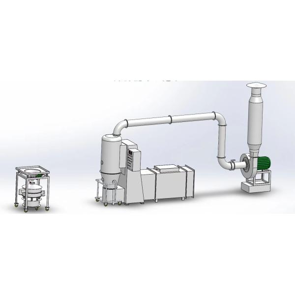 FL Vertical Fluid Bed Granulator 160KGS Pharmaceutical Spray Granulating Machine