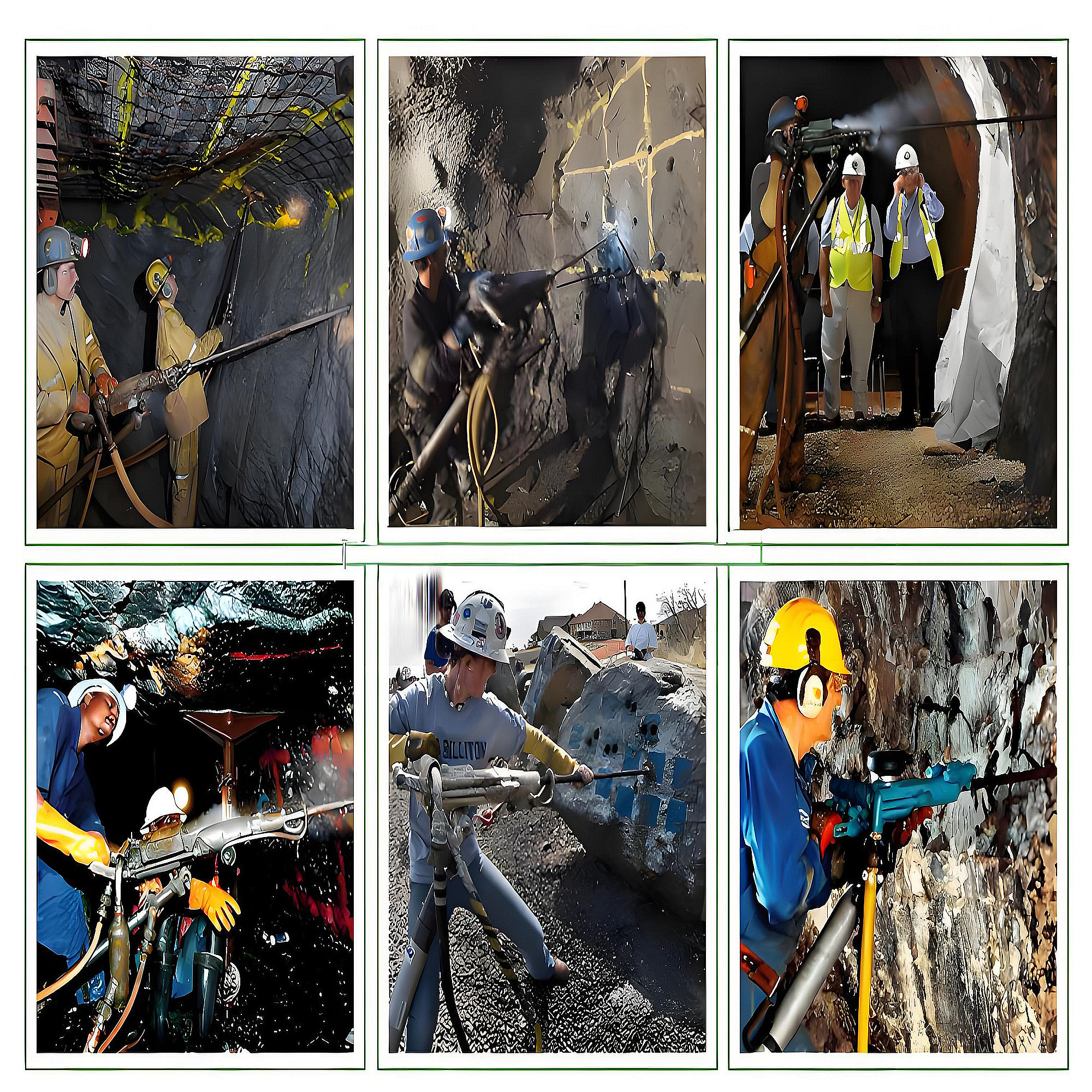 Flexible Operation Pneumatic Rock Drill Machine Simple Structure Portable Rock Drilling Machine