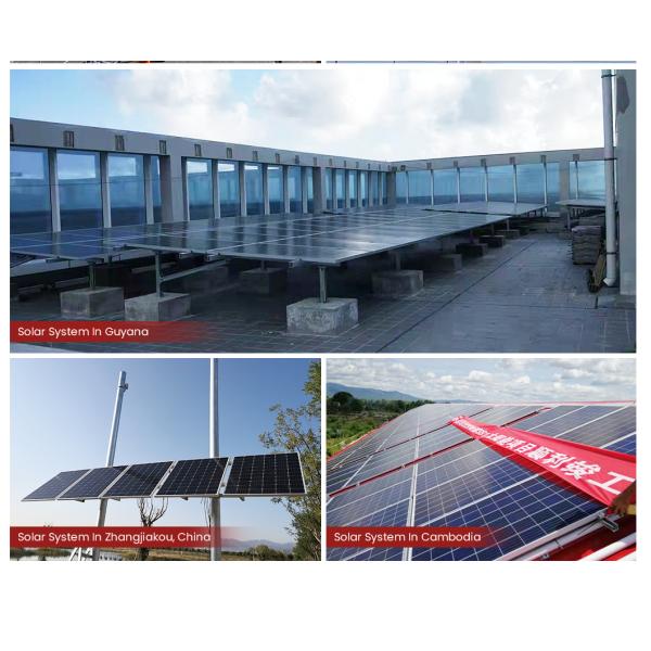 Htonetech Monocrystalline Solar Panels 100 Manufacturing Inverter for Solar and Wind China Heavy Duty Solar Power System with Super Silent Diesel Generator 8kVA