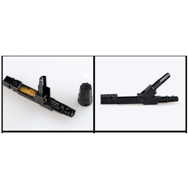 SC / APC Quick Connect Fiber Optic Connectors Field Assembly Connector