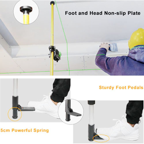 Precision ±1mm/5m 3M Elevated Tripod for Rotary Laser Level Dumpy Level Cross Line Laser