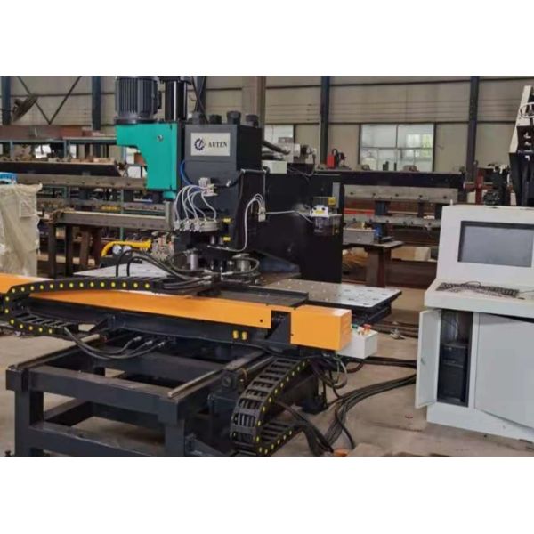 CNC Connecting Plates Punching Machine Bridge Angle Steel Industries Use
