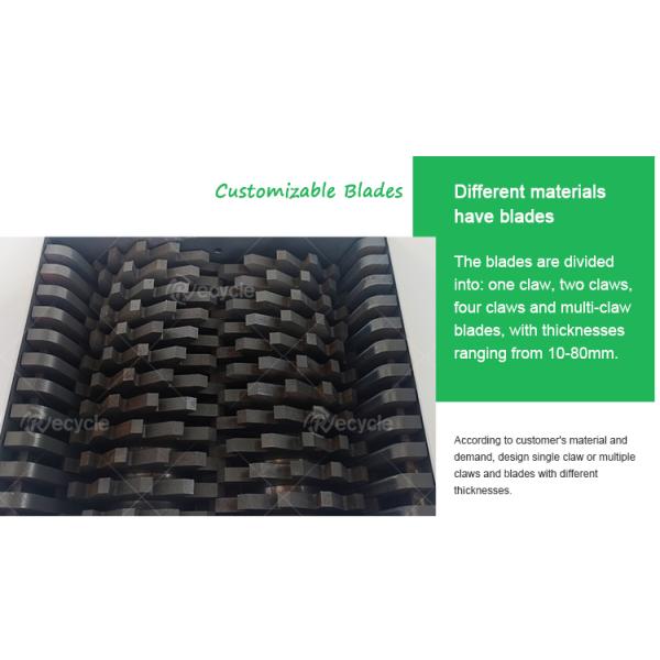 Multifunctional Mini Double Shaft Shredder Machine for Stable Operation and Small Size