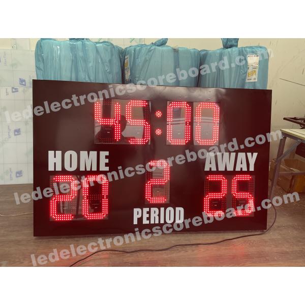 Standard Ecomomy Electronic LED Football Scoreboard IP65 Waterproof