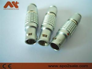 China Brass Gold Plated Medical Cable Connectors Metal 1B 2pin 4pin 5pin 6pin on sale
