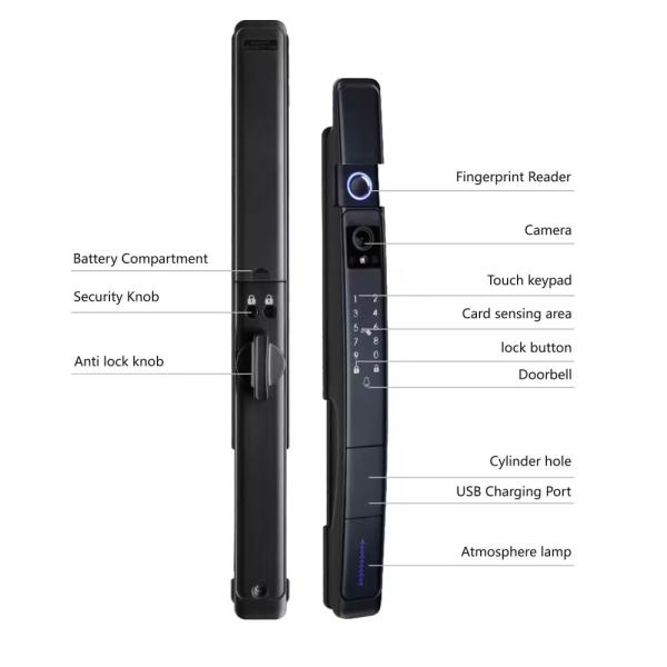 Experience Advanced Security TUYA Smart Door Lock with 3D Face Recognition and Camera