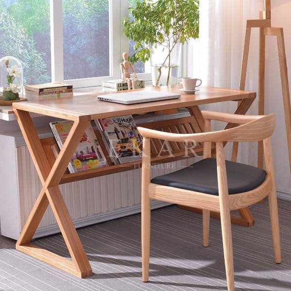 New Style Computer Table Study Solid Wood Book Desk