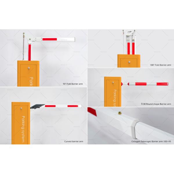 Automatic Boom Barrier For Parking System , Adjustable Time Toll Barrier Gate