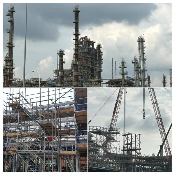 Ringlock System Scaffolding Diagonal Brace Hot Galvanized Scaffolding Accessories
