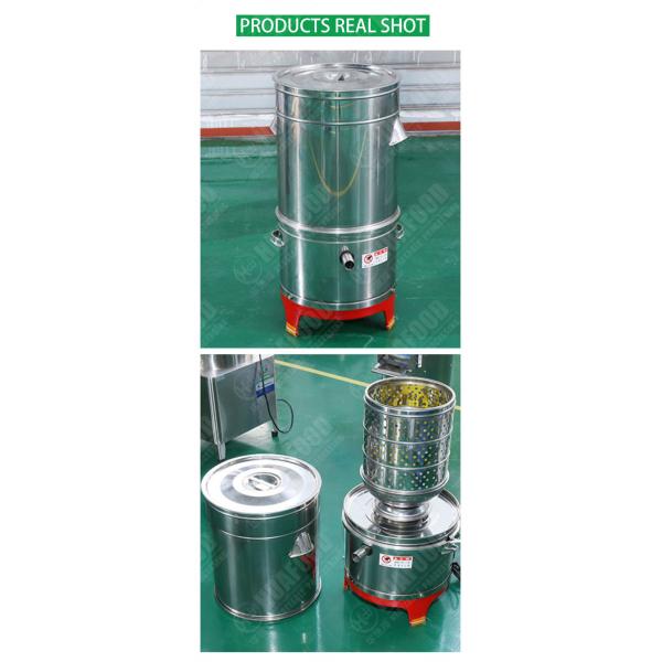 Stainless Steel Fruit 1430RPM Vegetable Spin Dryer Machine