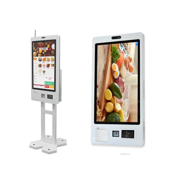 Self Ordering Kiosk Self Service Ticket Printer Card Reader Payment Touch Screen Kiosk with Barcode Reader POS for Restaurant