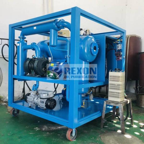 High Precision Oil Purification Machine Vacuum Oil Dehydration Automatic Foaming Elimination