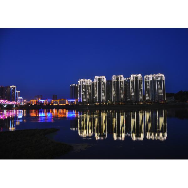 Tempered Glass Linear Wall Washer Light For Building Exterior Wall Lighting