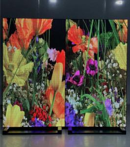 China P2 RGB 320X160MM LED Window Display Signs With Video Showing on sale