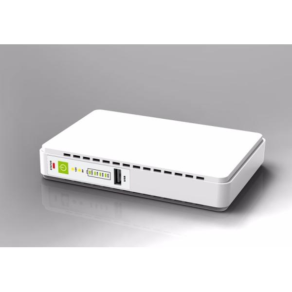 12v 18w Mini DC UPS Lithium Battery Overload Protection With POE USB
