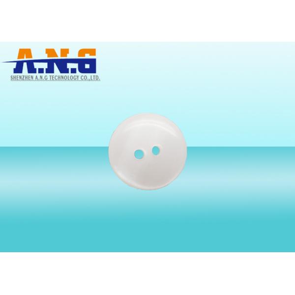 860-960Mhz Micro Size Washable RFID UHF Laundry Button Tag For Cloth Tracking