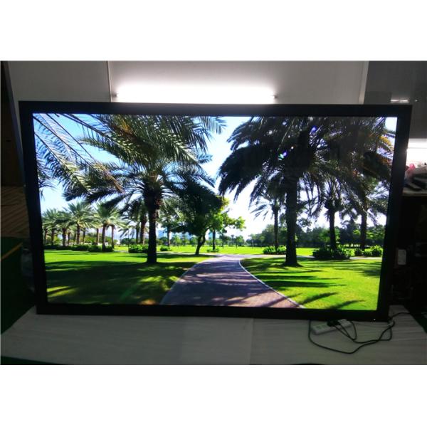 98 inch Large Advertising LED Billboard , 10 Points Touch LCD Display Screen