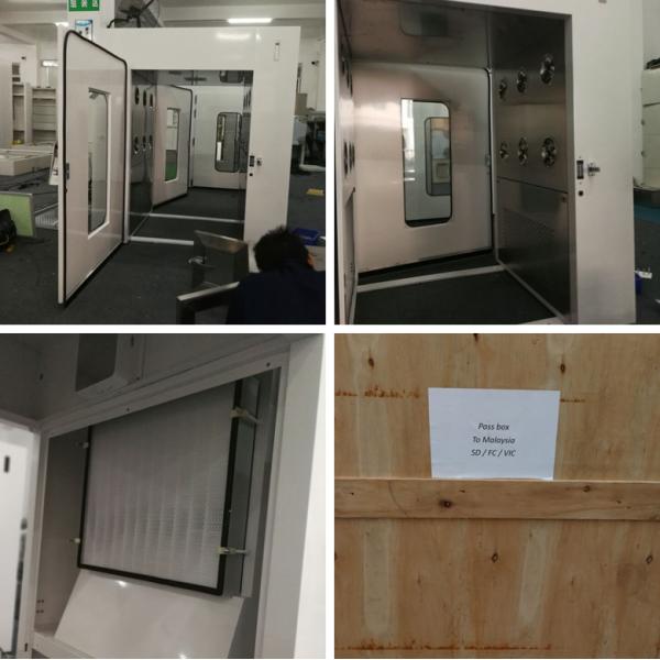 High Performance Air Shower Pass Box Electronic Plant Passing Cabinet