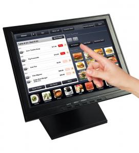 China 1024x768 touch screen desktop monitor / 15 inch touch screen monitor 350cd/m2 on sale
