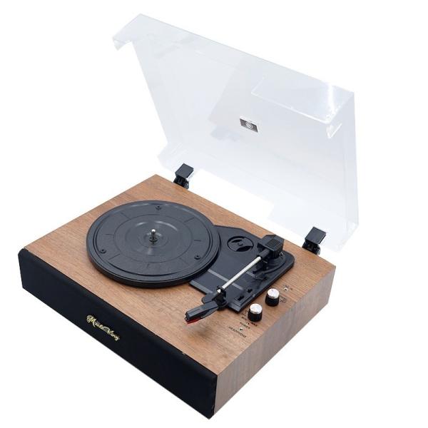 Vintage Style Turntable Speakers Customized With Auto Stop Multi Interface