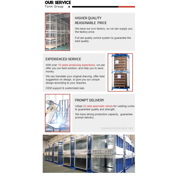 Torin LK81-1400 Round Pipe Stacking Rack Warehouse Rack Stackable Rack Strong Warehouse Steel Tube Shelves