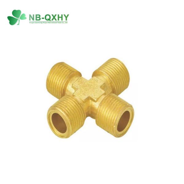 GB Standard Four Way Brass Fitting For Water Pump Customization