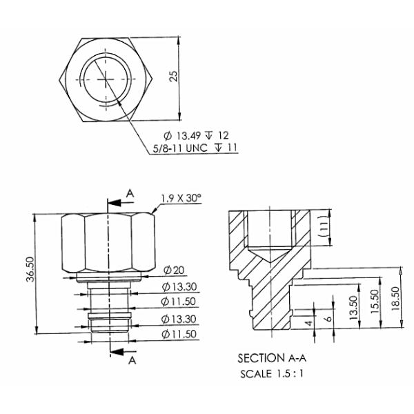 O-Ring Face Seal Fittings Adapters Seal Face Nut Adaptor