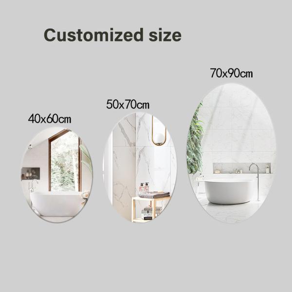 Create a Chic and Modern Look with Frameless Mirror Custom Sizes Available