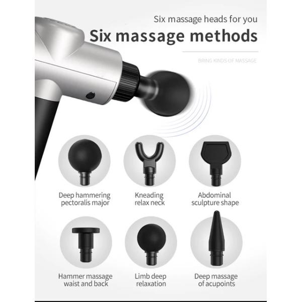 6 Heads Handheld Massage Gun For Infrared Physiotherapy