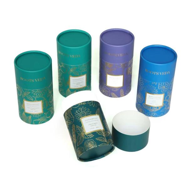 Eco Friendly Essential Oil Paper Tube Packaging Customized Logo Accepted