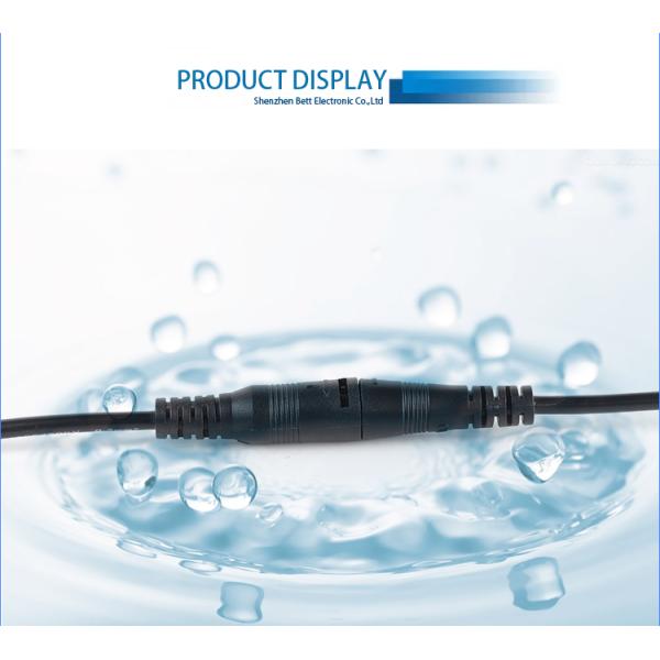 PVC Rubber Nylon IP67 Waterproof Wire Connector DC Jack Plug