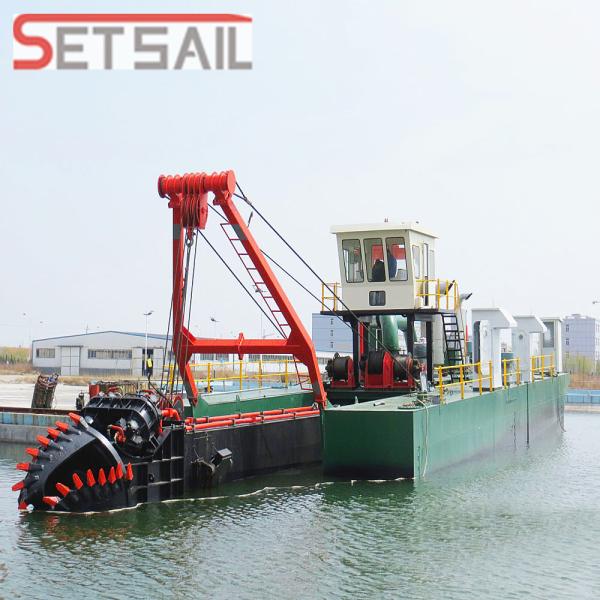 Siemens PLC System Cyclone Type Cutter Head Suction Pump Sand Dredger for River Sand