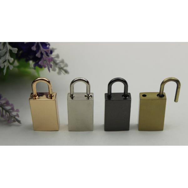 Multi-color easy open decoration hardware handbag hang lock without keys